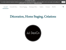 Tablet Screenshot of jul-design.com